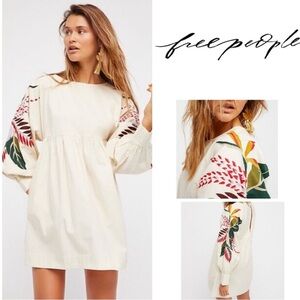 Free People | Mini Obsessions Embroidered dress Size SP